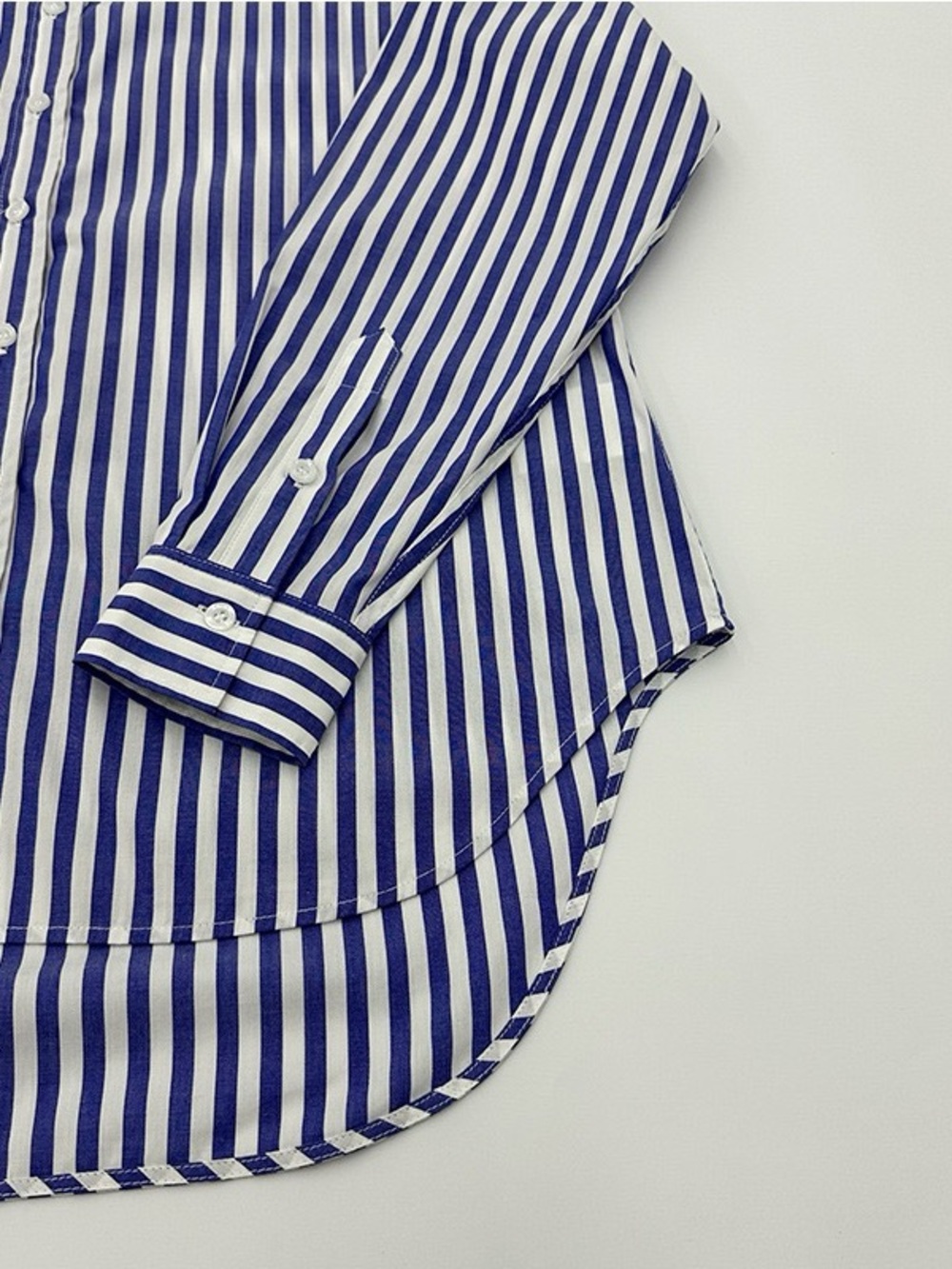 Toteme Classic Blue & White Shirt - Picture 8 of 10